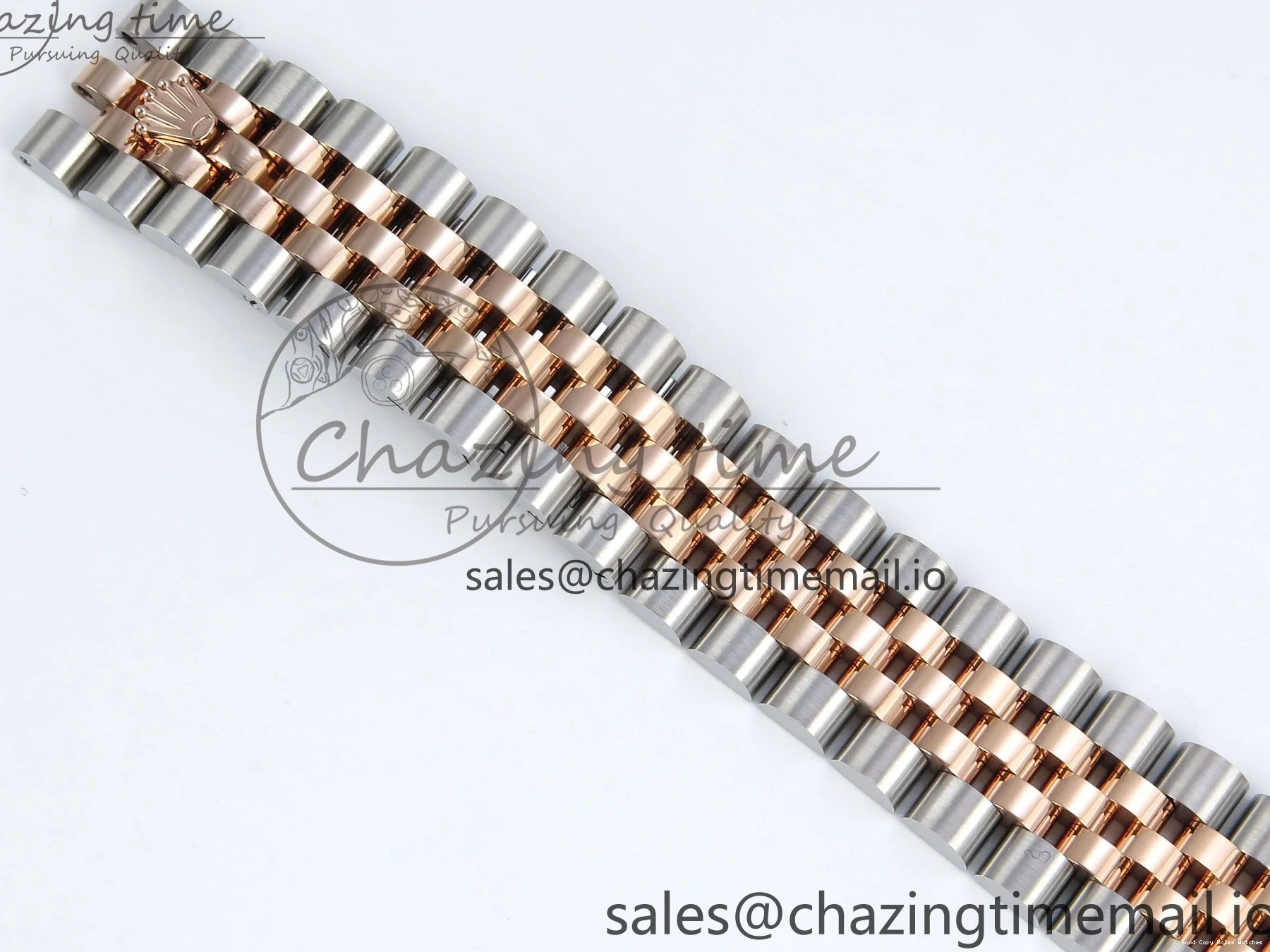 Best AAA Replica Sites Bracelet RG Dial Gray Jubilee 31 DateJust Steel 516 Roman ARF Edition SS Diamonds on 904L 1:1 278271 Best StreetReady ETA 0117